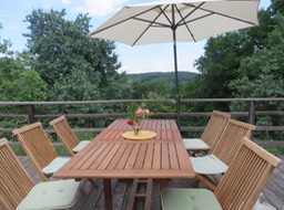 essen auf der Terrasse