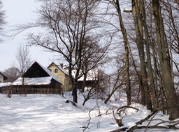 Haus im Winter